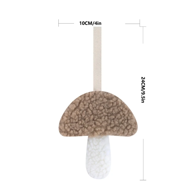 

Baby Mushroom Pacifier Chain Clip Nipple Holder Clips Infant Cartoon Teether Decor Toy Crib Pendant Accessories