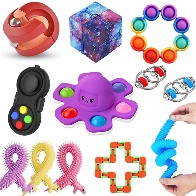 5Pcs Fidget Toys Pack Set For Girls Boys Cool Gadgets Autism Sensory Stress Relief For Kids Fidgetspeelgoed Antiestres Niño 1