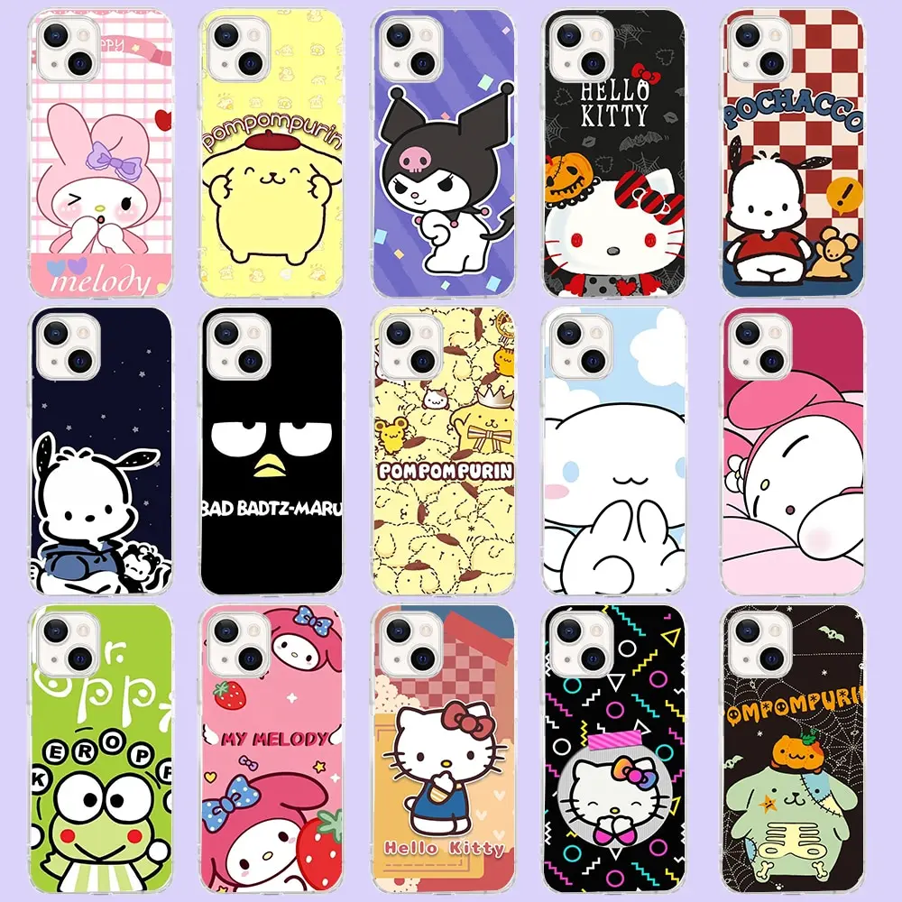 Custodia Flessibile In Tpu Per Moto G6 G7 G9 G10 G Edge 20 30 Neo S30 G40 Fusion Ultra Pro Plus Play Power Dr-50 Sanrio