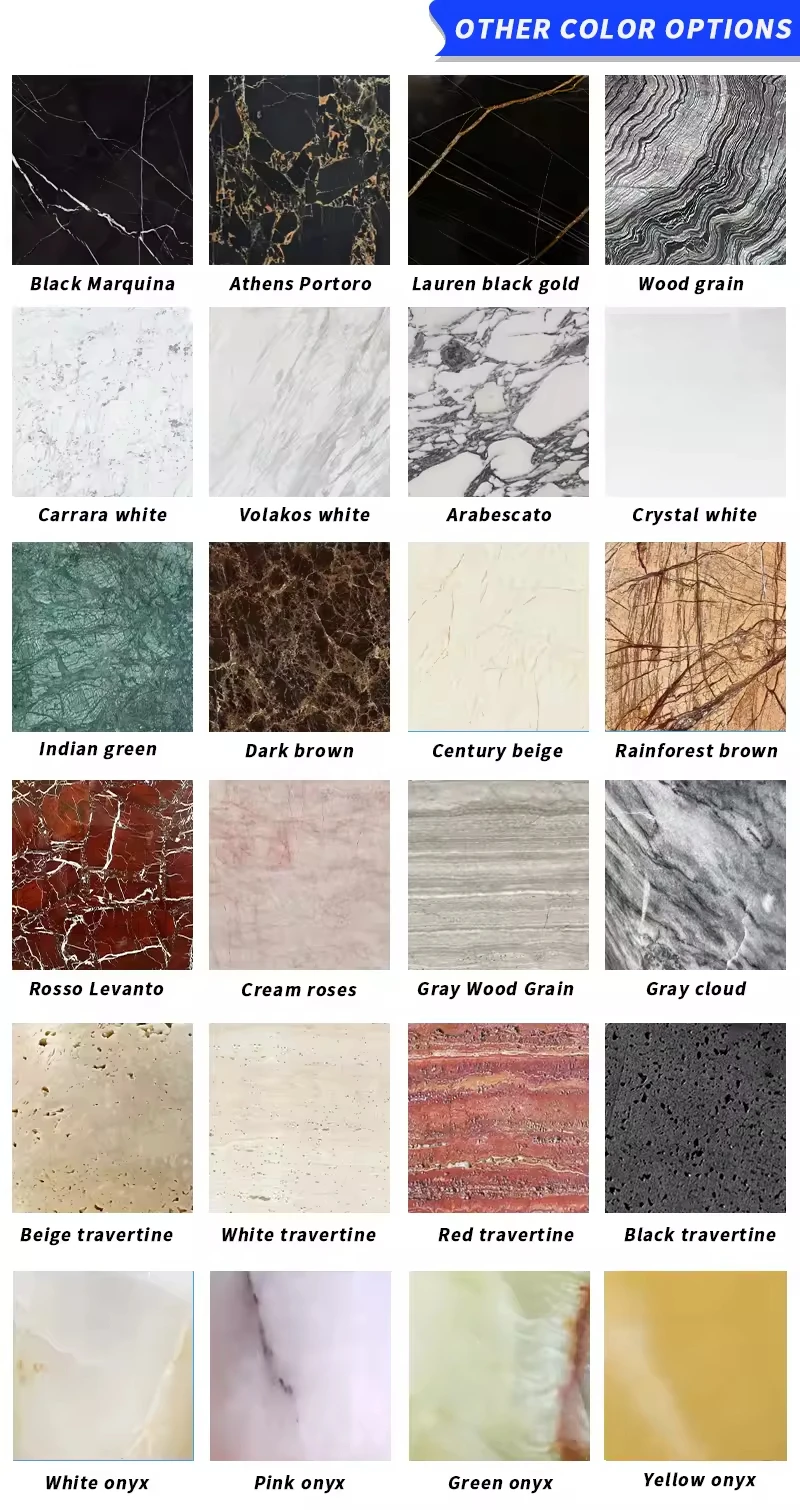 طاولة قهوة رخامية إيطالية بسيطة 2025، طاولة غرفة م...