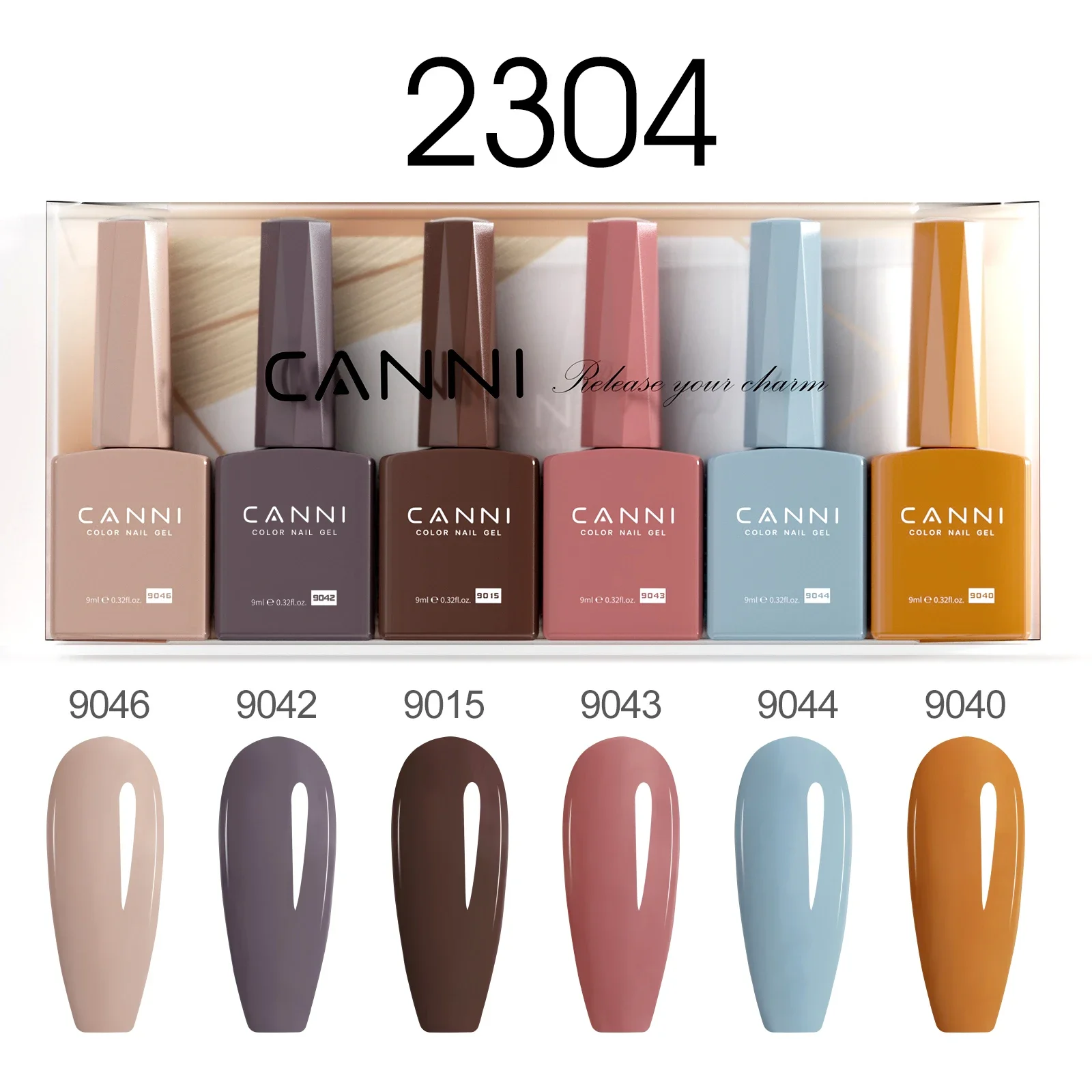 CANNI Venalisa Nail Gel Polish - Luxurious Winter Collection, Rich Color & Soft Texture, Hema-Free & Long-Lasting
