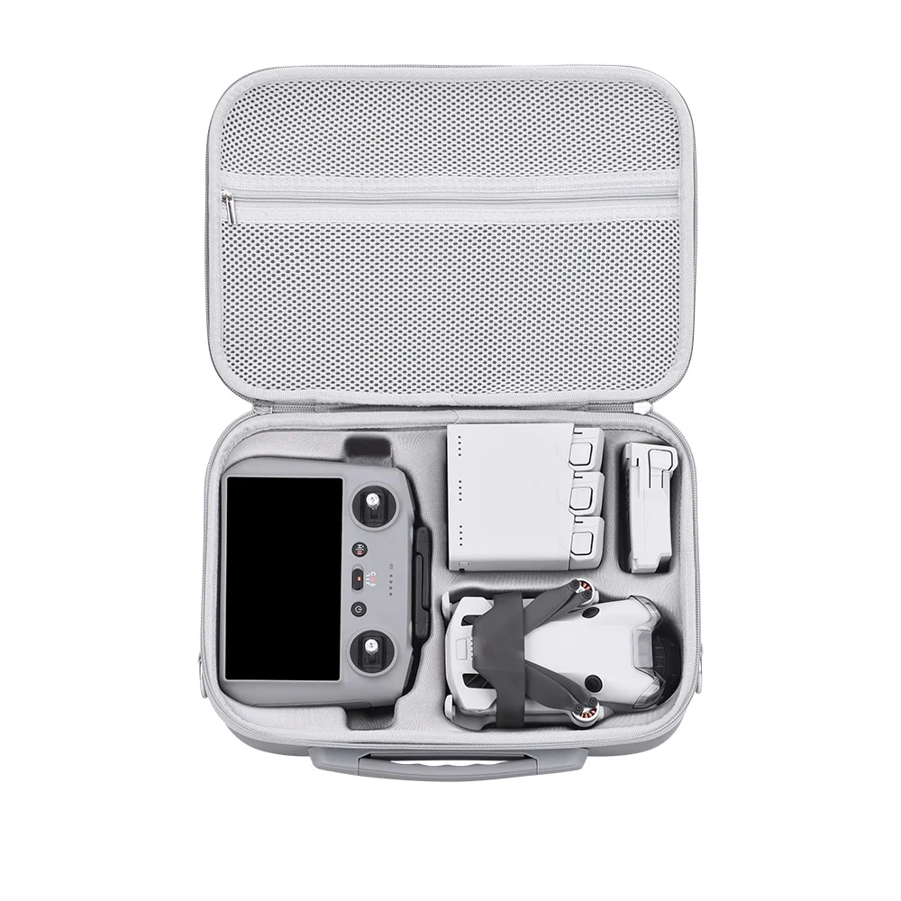 SKYREAT Mini 4 Pro Case, Portable PU Leather Storage Shoulder Bag for DJI  Mini 4 Pro Fly More Combo Kit Accessories - Skyreat