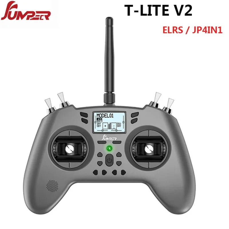 

Jumper T-Lite V2 2.4GHz 16CH Hall Sensor Gimbals Built-in ELRS/ JP4IN1 Multi-protocol OpenTX Transmitter for RC Drone Airplane