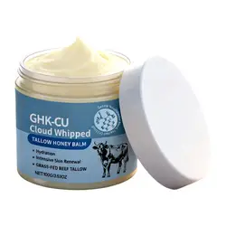 Collagen Firming Tallow Skincare Cream with Honey for Deep Hydration & Barrier Repair (A)