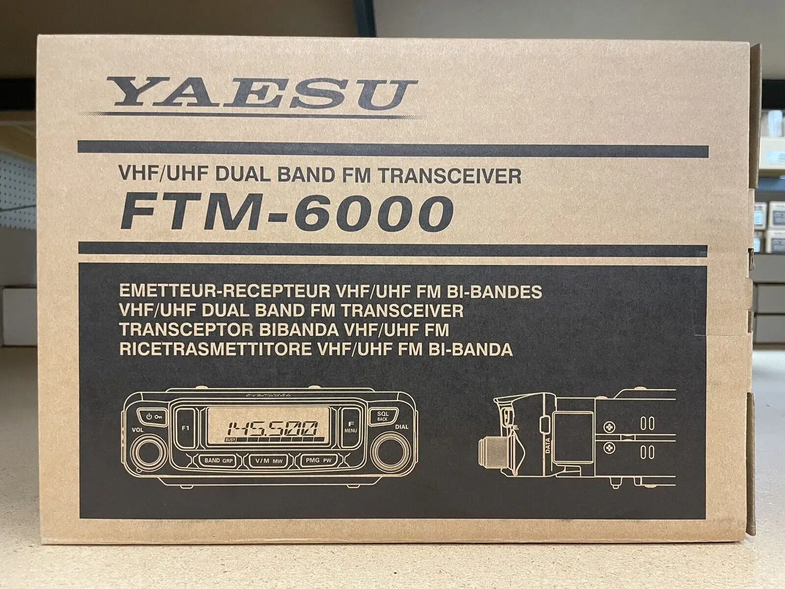 

Yaesu FTM-6000 50W 144/430MHz Dual Band FM Mobile Transceiver