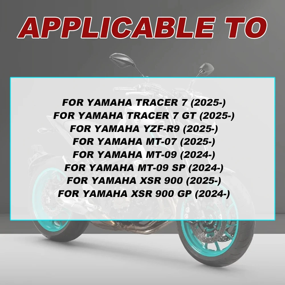 Yamaha YZF-R9 XSR900 MT09/ MT-07 TRACER 7/7GT 2025- TFT 디스플레이 화면 보호 필름 2026-YZF-R7 보호 필름