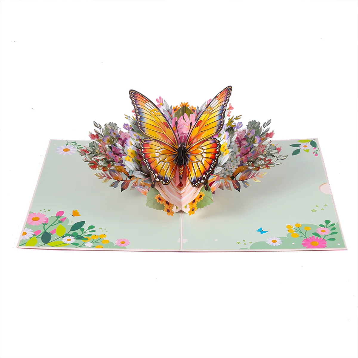3D Pop-Up Butterfly Cards Birthday Card Anniversary Gifts Postcard Flowers Wedding Invitations Congratulation Card Gift