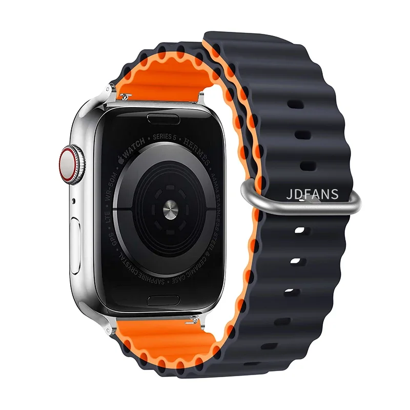 Silicone Ocean Band for Apple Watch - Premium iWatch Strap Bracelet