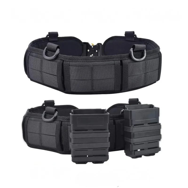 Military Tactical Adjustable Belt Outdoor Work Molle Battle Belt Combat