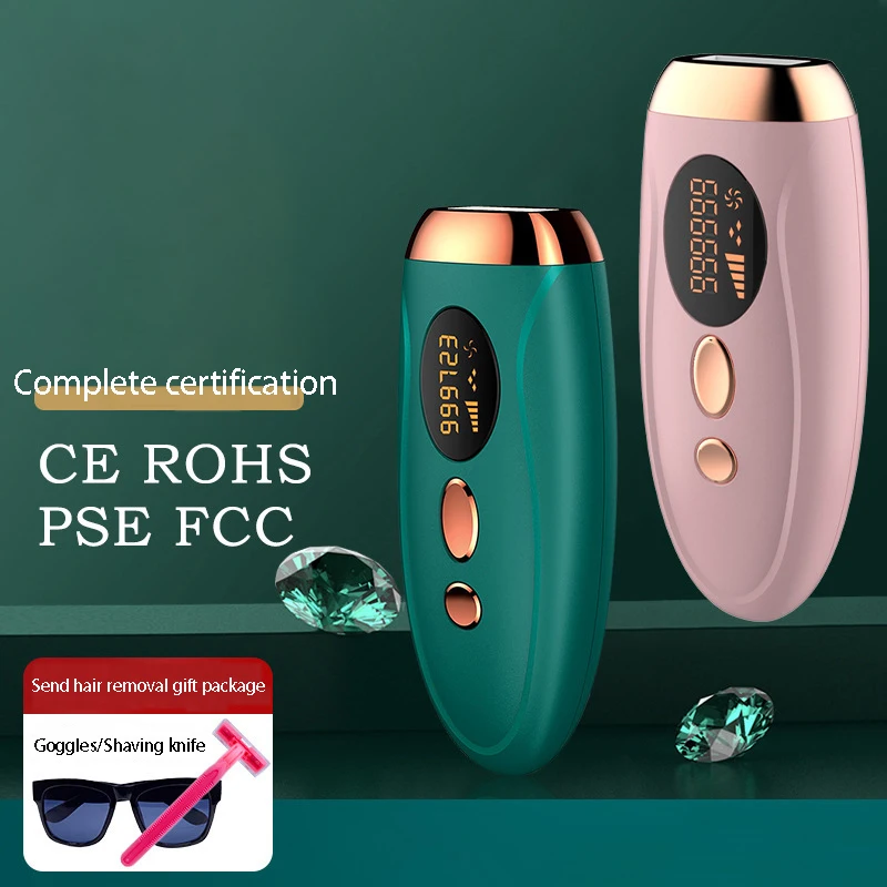 IPL Painless Laser Hair Removal Photoelectric Hair Removal Device Full Body Bikini Laser Hair Removal for Women Home Portable