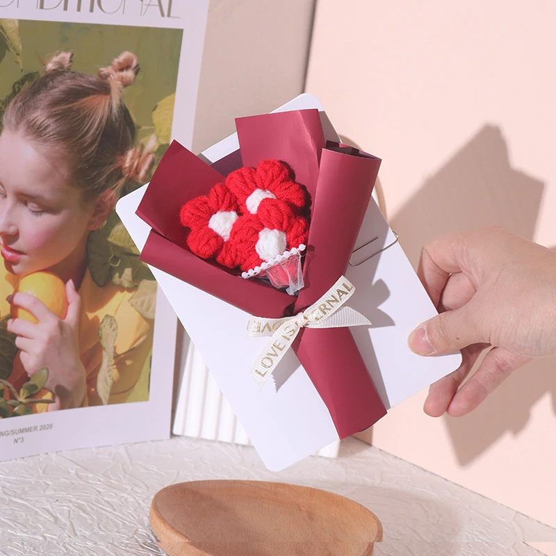 3D Pop-Up Flowers Greeting Cards Attificial Bouquets Puff Flowers Wedding Birthday Party Postcard Invitations Cards Gifts Decor