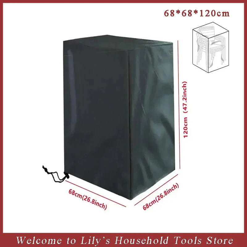 Durable Waterproof Outdoor Chair Cover - Dustproof & Rain Resistant Furniture Protector