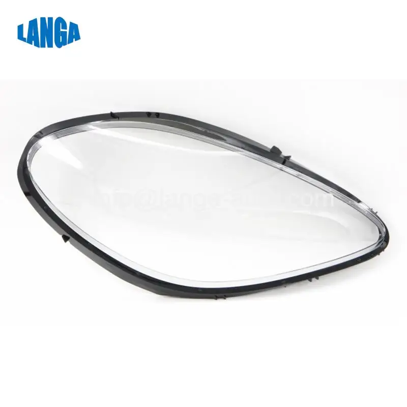 

Fits for Porsche Macan 2019 2020 2021 Headlamp Glass Cover Headlight Clear Lens Cover Lampshade Shell Right side