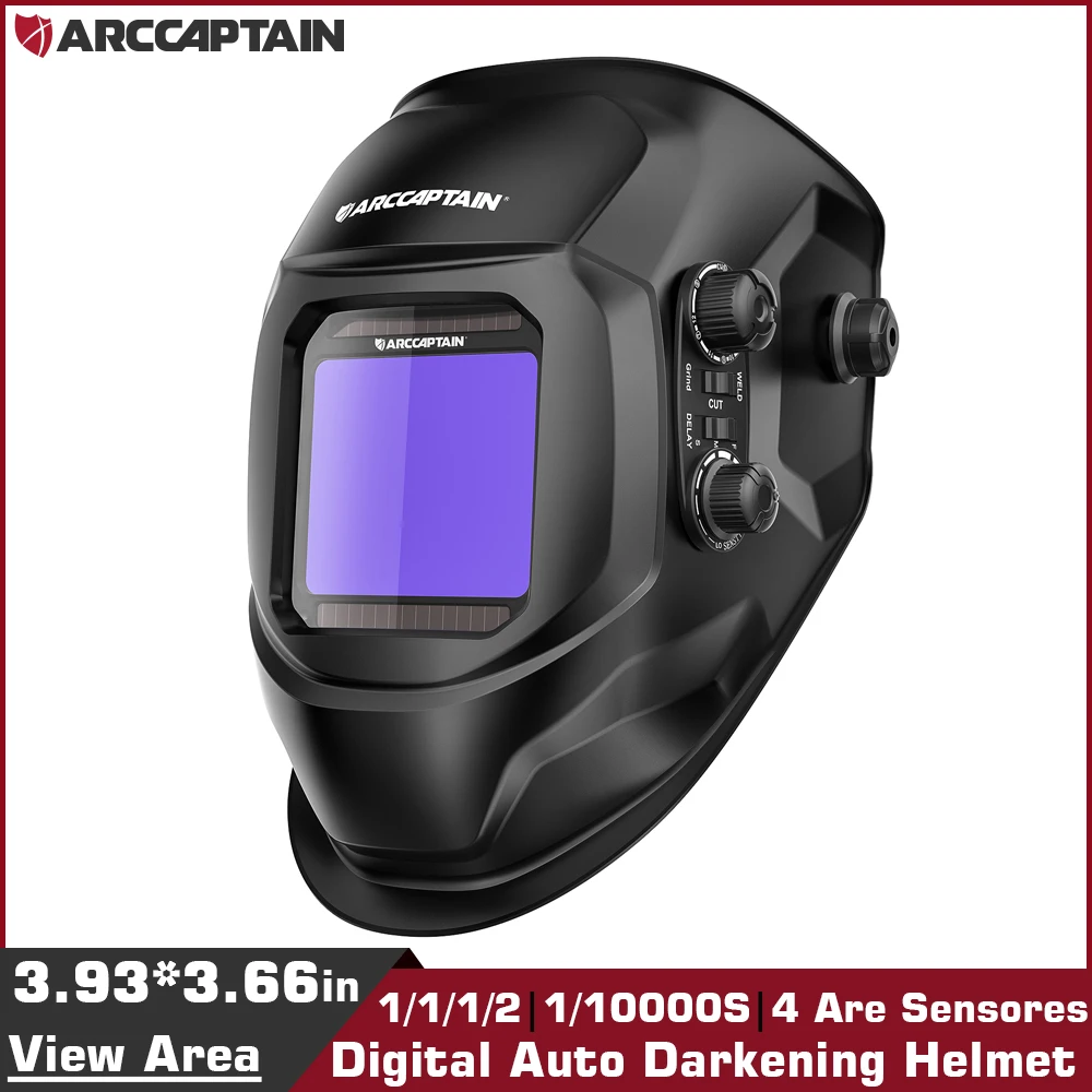 Маска сварочная с автозатемнением, на солнечной батарее