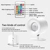 12 colors Timeable Led Wall Lamp Touch Remote USB Recharge Rotatable Wireless Portable Night Light Bedside Bedroom Reading Lamp 3