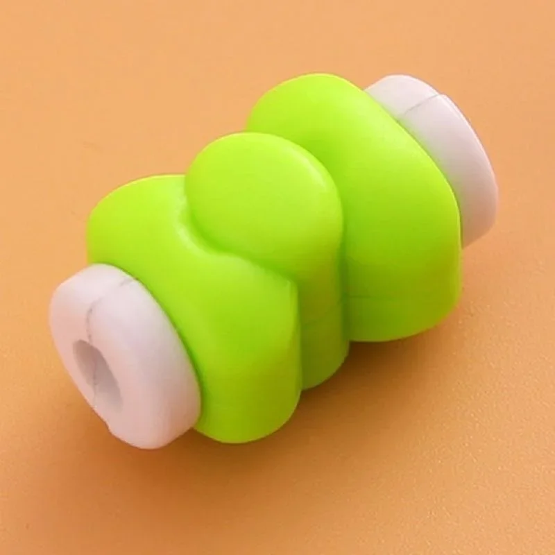 1pcs New Silicone Digital Cable Protector Cord Protecotor Protective Sleeves Cable Winder Cover (Color: Multicolor)