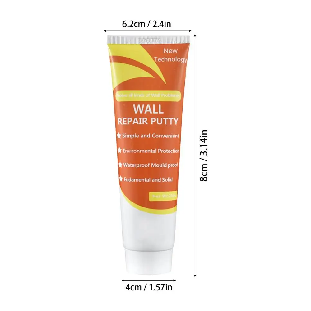 250g Wall repair paste White Paint covering stain & crack repair Wall