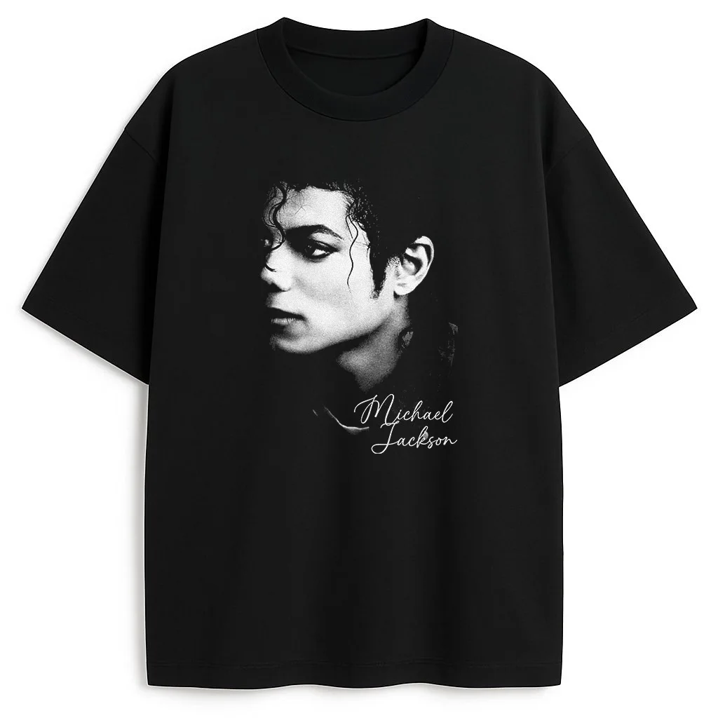 Hot Sale Salute To Michael Jackson Graphic Print T-Shirt Women Men Cotton Casual Streetwear Fashion Oversized Top Summer New Tee 2