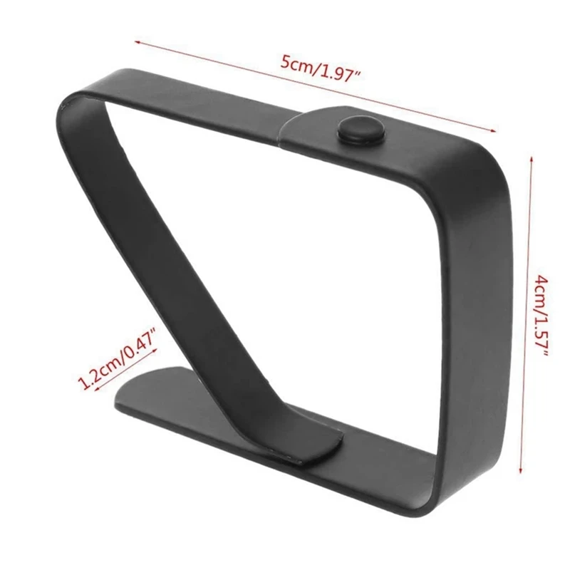 toalha de mesa de piquenique preto grampos