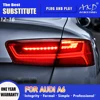 AKD Tail Lamp for Audi A6 C7 LED Tail Light 2012-2016 A6L Rear Fog Brake Turn Signal Automotive Accessories