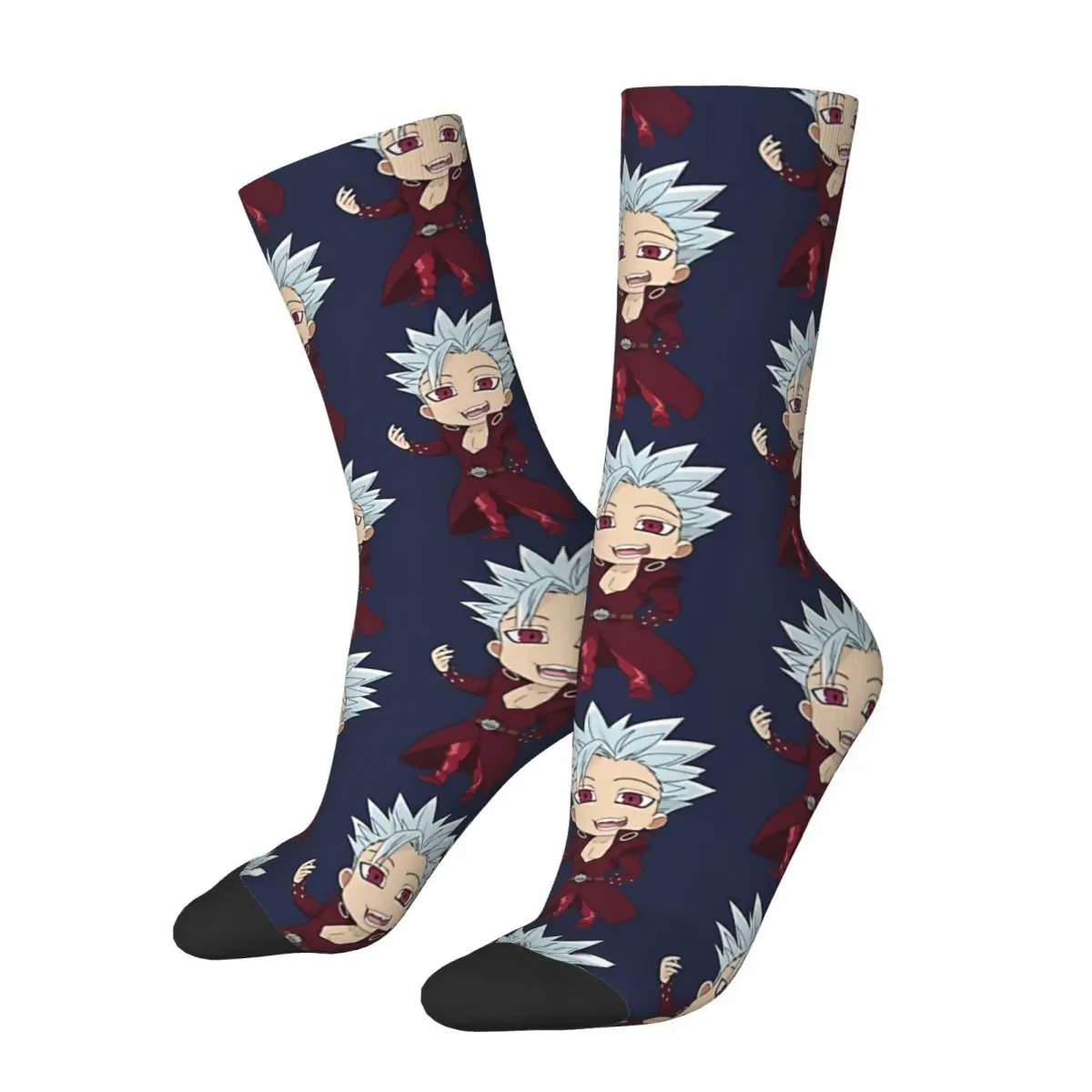 

Seven Deadly Sins Cute Ban Men Women Socks Windproof Novelty Spring Summer Autumn Winter Stockings Gift