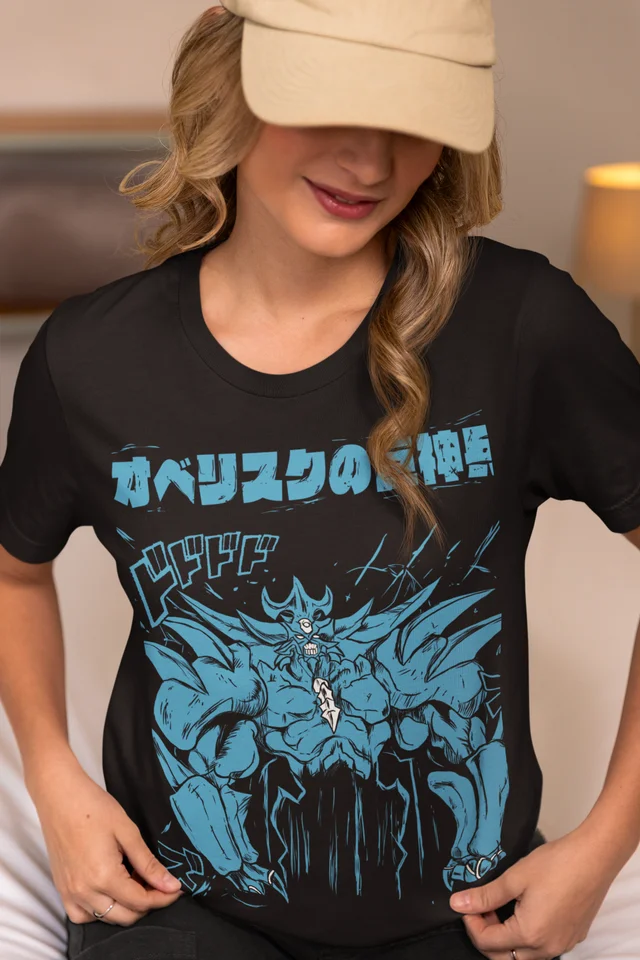 Obelisk T-Shirt The Tormentor Kaiba Yu Gi Oh Yu-Gi-Oh Black shirt
