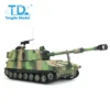 1/16 Tongde M109A2 RC Tank RTR Self-propelled Panzer Infrared BB Sound Light Metal Wheels Ready to Run Controlled Vehicle Toys 2