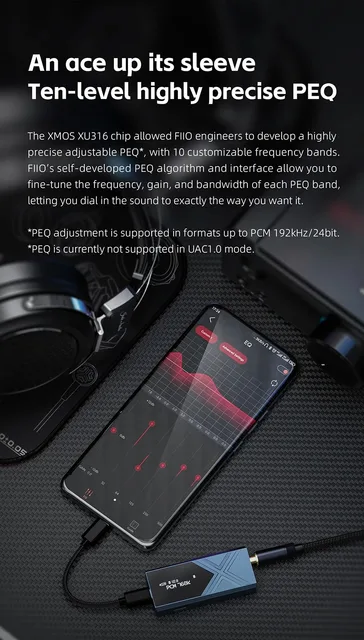 FiiO KA17 Hi-Res Audio HIFI Decoder Portable USB DAC AMP Desktop 