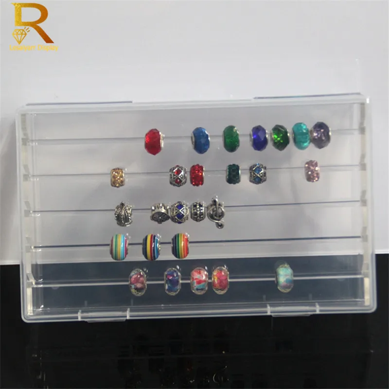 Acrilico Pandora Box Charm Beads Bracciale Ring Holder Jewellery Organizer Jewelrytray Fai Da Te Trovare Espositore Custodia Rack