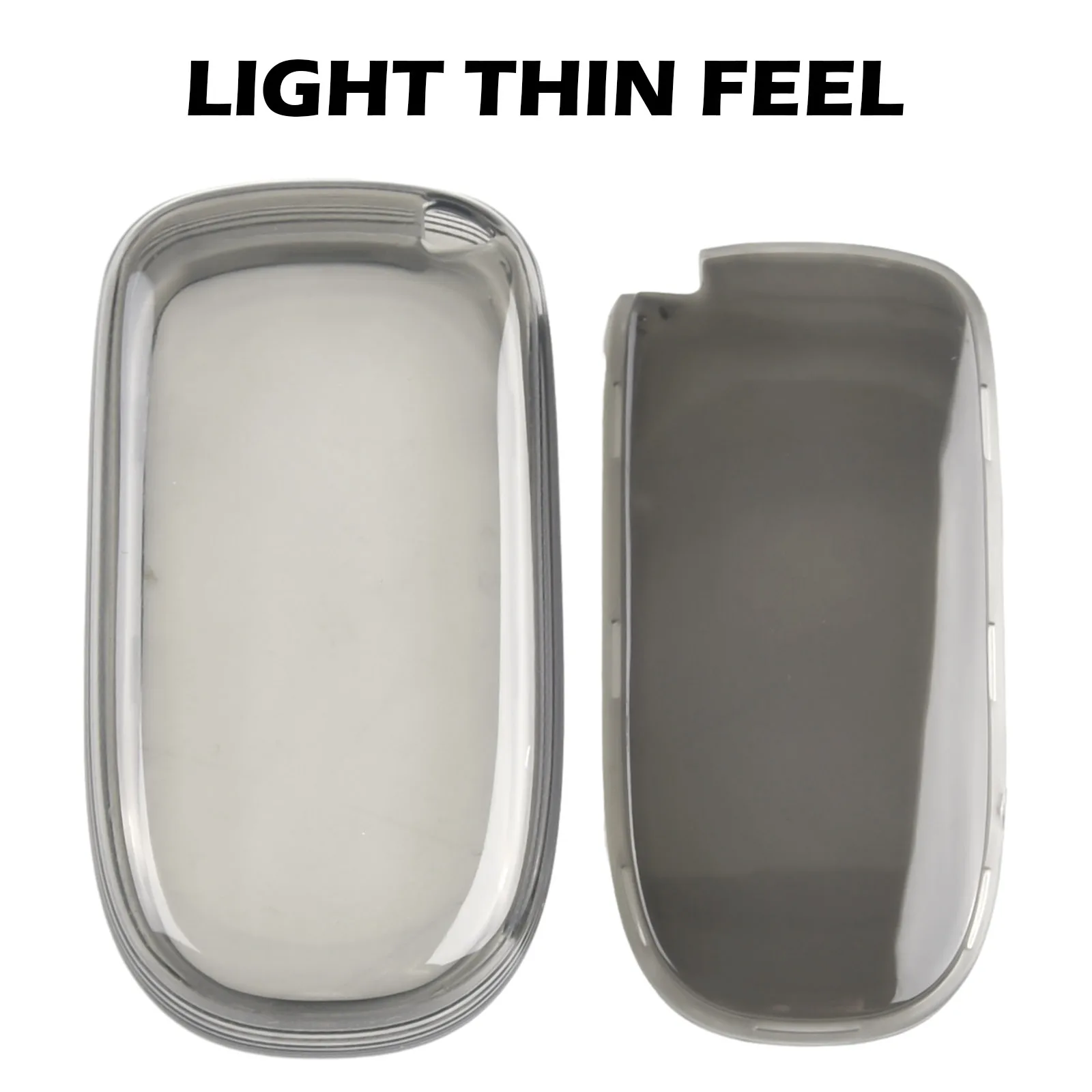 

Black Transparent Key Fob Case Cover Shell Holder Protector For Jeep For Grand For Cherokee 2014-2021 Car Accessories