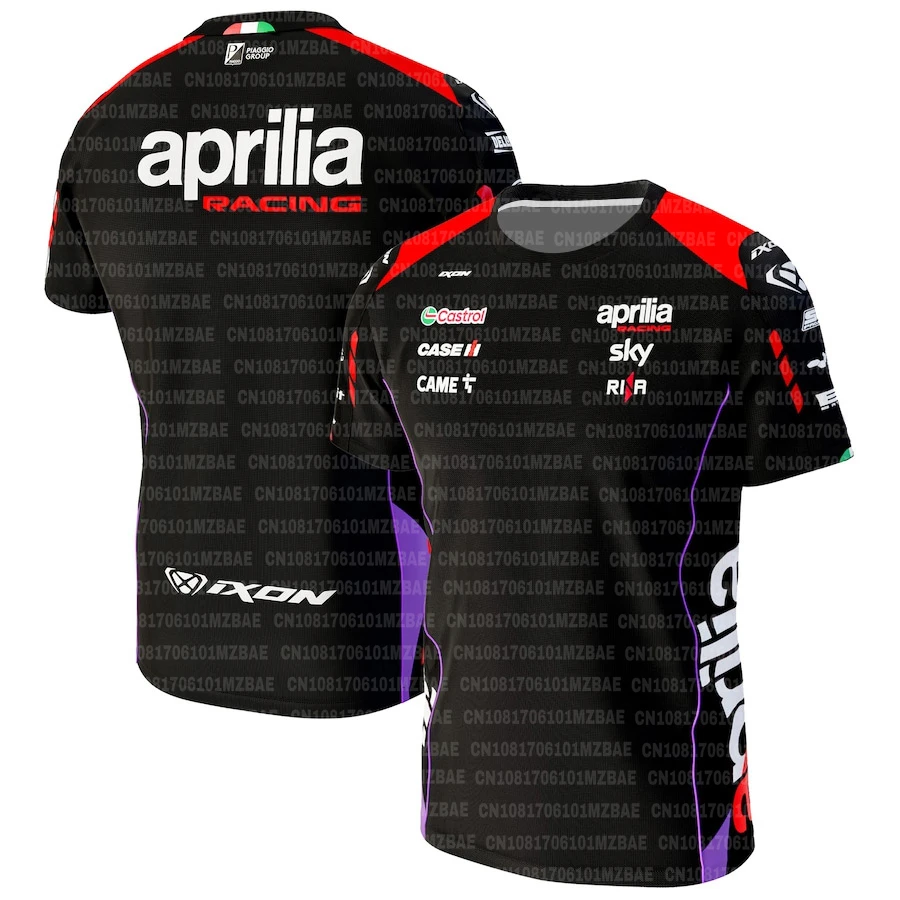 

Футболка Aprilia Racing Team 2024, новинка Moto GP, уличная спортивная футболка с коротким рукавом, Мужские дышащие футболки с 3D-принтом в мотоциклетном стиле