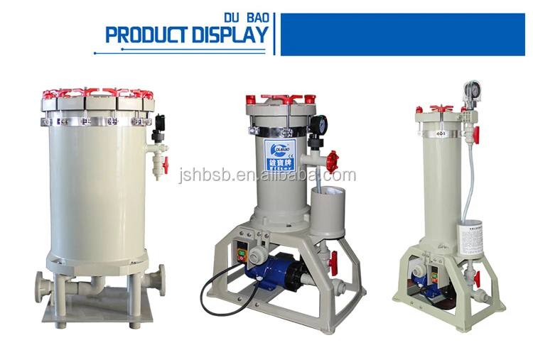 

High flow industrial chemical liquid transfer treatment filter with cartridge filter