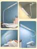 LED Double-headed Reading Table Lamp with Clip Touch Control Dimmable Light Eye Protection for Bedroom Dormitory Study Office 6