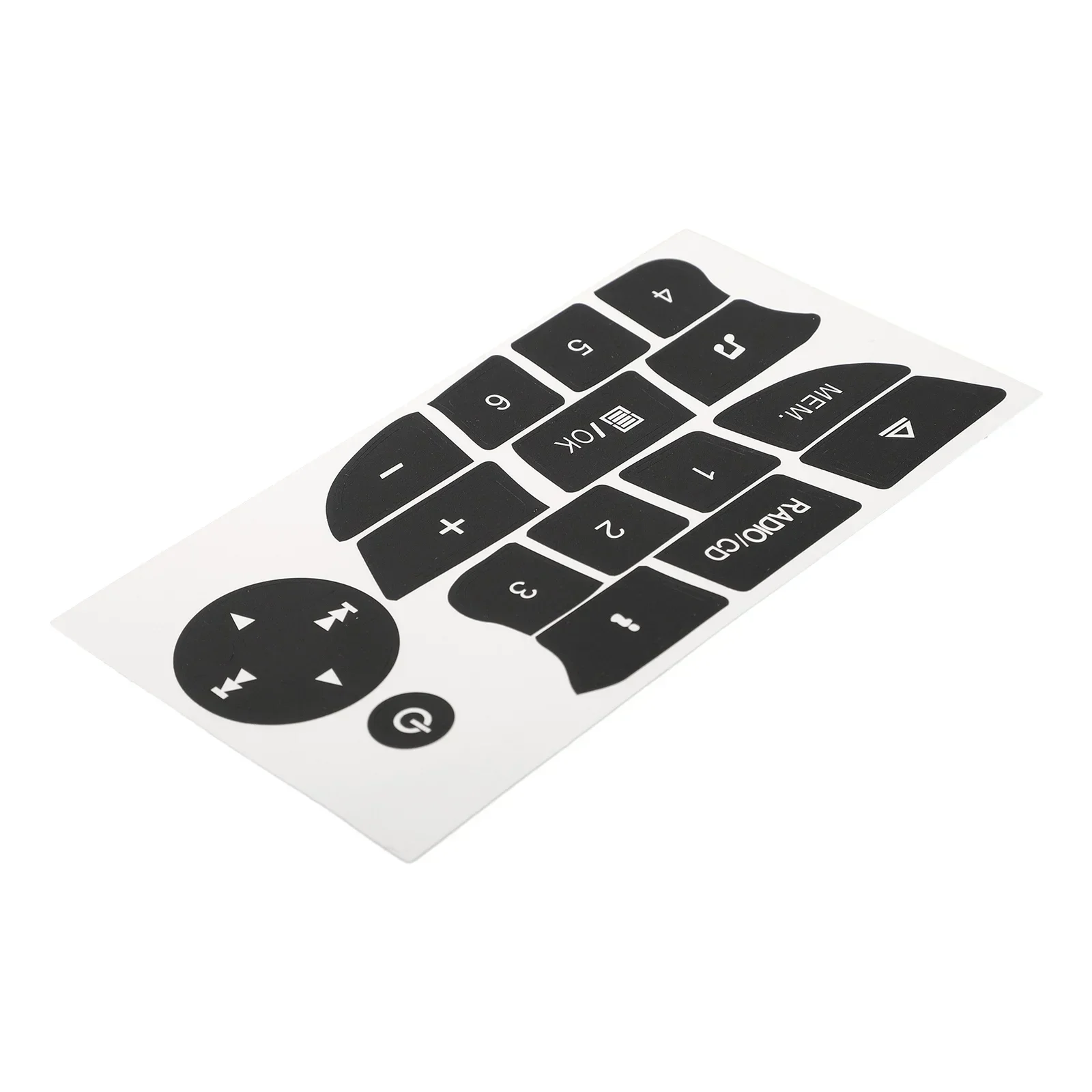 Car Button Stickers for Clio Megane 2009-2011