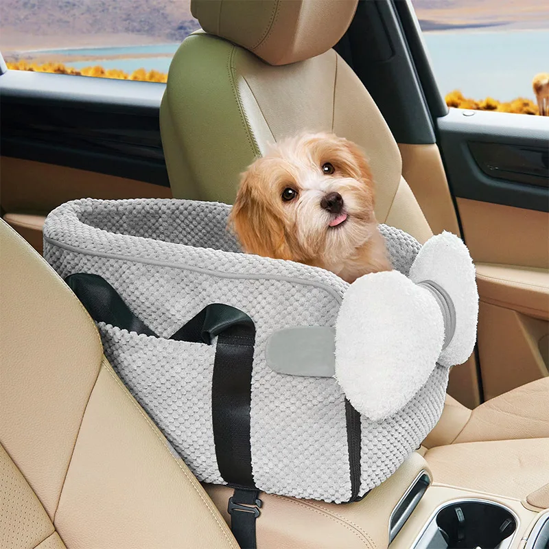 Pets Console Car Booster Seat rier ry Cage rying Dog Pet Safety Seats