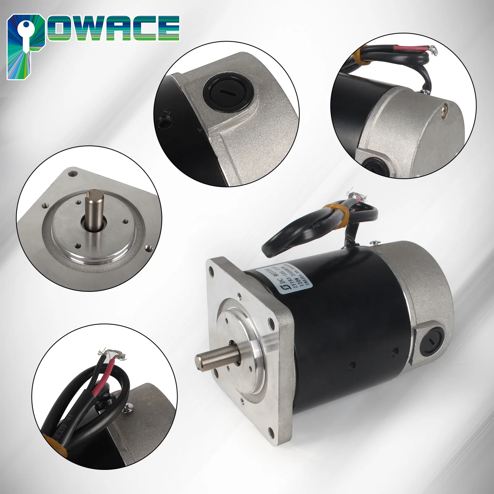 DC 120W Mini Lathe Motor Brushed 2500RPM ZYT83-10S 110V CJ 0618