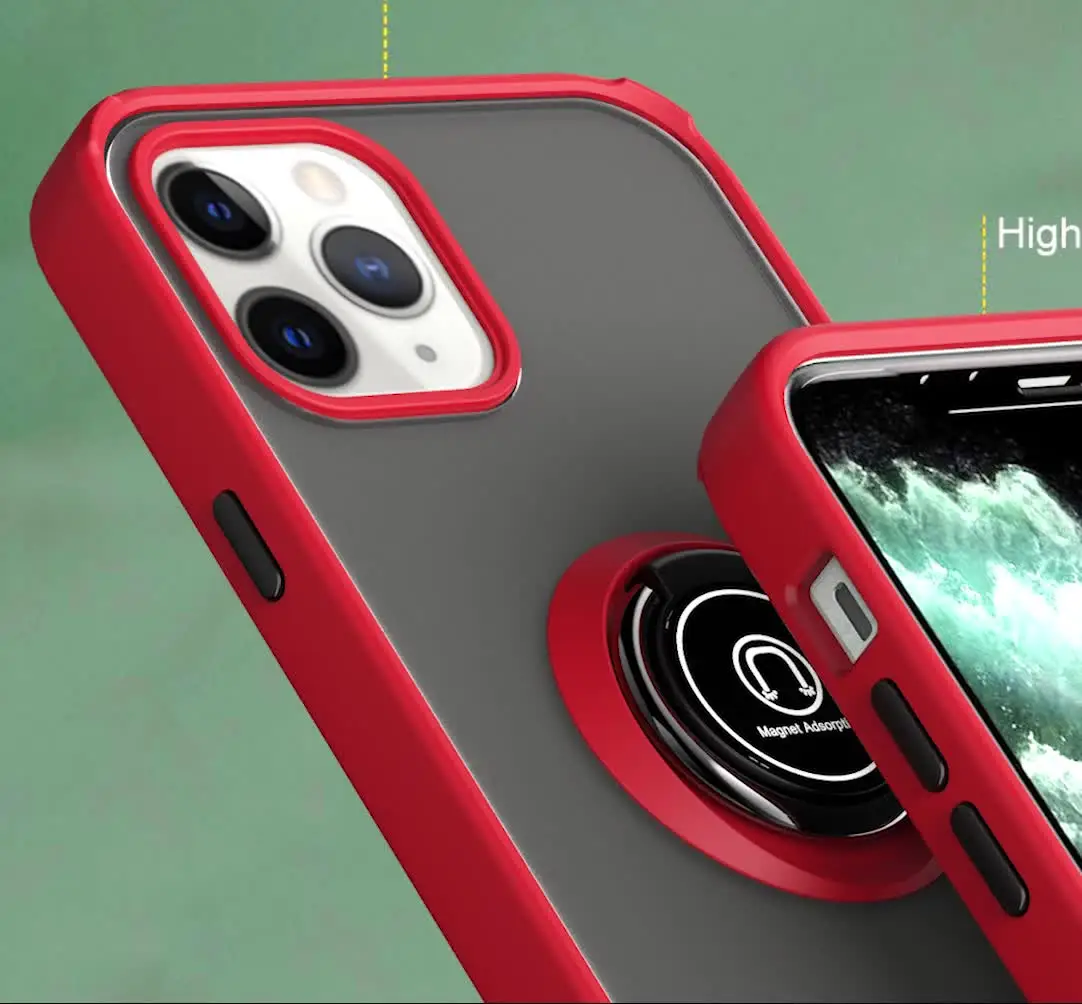 Мягкий чехол для Samsung Galaxy A13 4G Lte с магнитным автомобильным держателем на палец 5G/A12