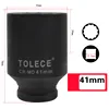 1/2 inch Torx Socket Wrench Head Metric Air Pneumatic Socket Wrench Head 8-41mm Standard Durable Car Auto Truck Repair Tools 5
