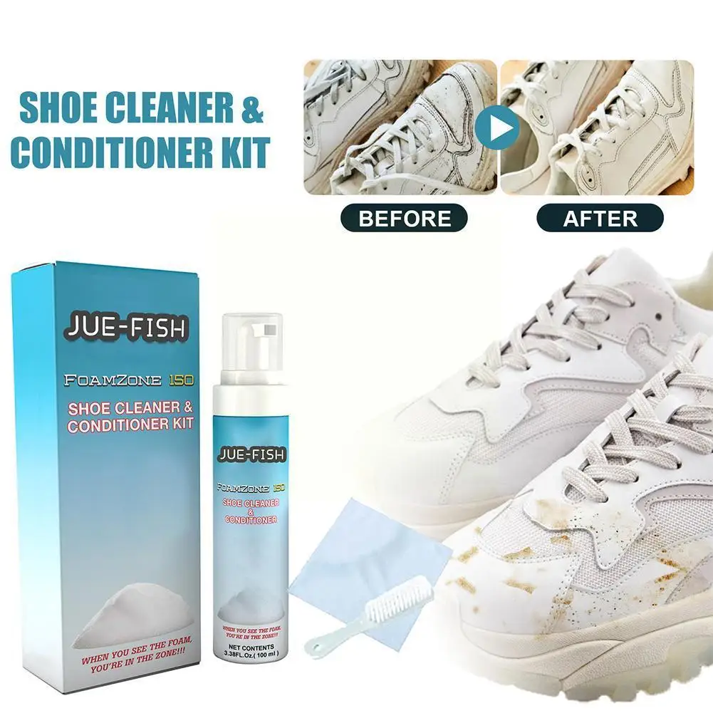 

Foamzone 150 Shoe Cleaner Whiten Polish Cleaning Tool Sneakers Shoe Casual Leather Shoe Brush Shoe Shoes Care Cleaning Supp K0J8