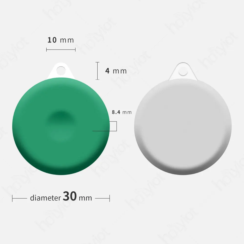 가속도계 센서가 장착된 Holyiot nRF52810 비콘 태그 BLE 5.0 Bluetooth 저전력 소비 모듈 eddystone ibeacon