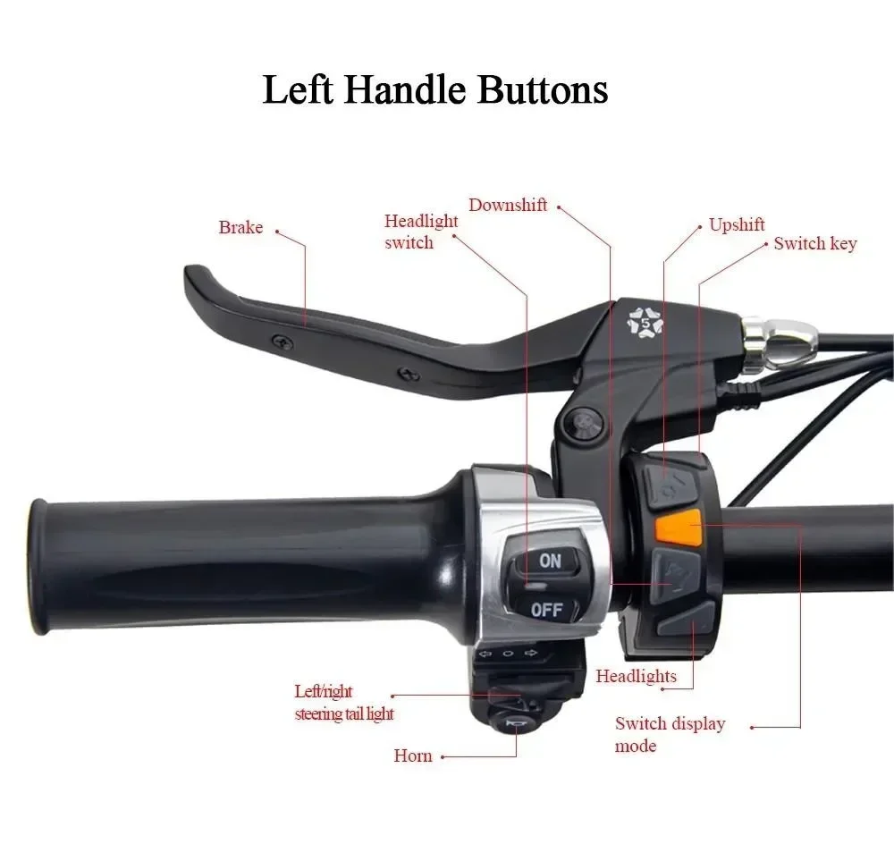 CMACEWHEEL GW20  48V18AH Lithium Battery Electric Bike Adult 20*4 Inch Fat Tire Mountain City Electric Bicycle S173422004e234daab4960584299e9b61a