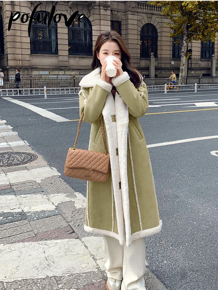 Stay Warm and Fashionable. Women Wear Furry Coats. Winter Clothes