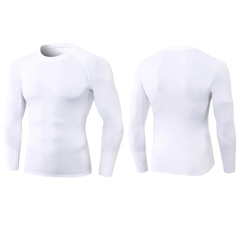 Compression T Shirt Men Summer Sportswear Running T-shirt Elastic Quick Dry Sport Tops Tee Athletic Gym Workout Shirts Men 2025 5