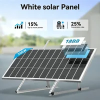 Panneau solaire RVPOZWER 200W, panneau solaire monocristallin 12 volts, 18 cellules BB, module haute efficacité, camping-car, bateau, caravane, hors réseau 2