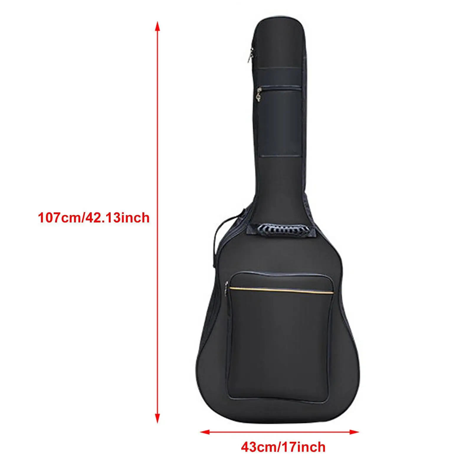 Adjustable Padded Guitar Storage Bag Gig Bag Backpack for 38/39/40/41 Guitar