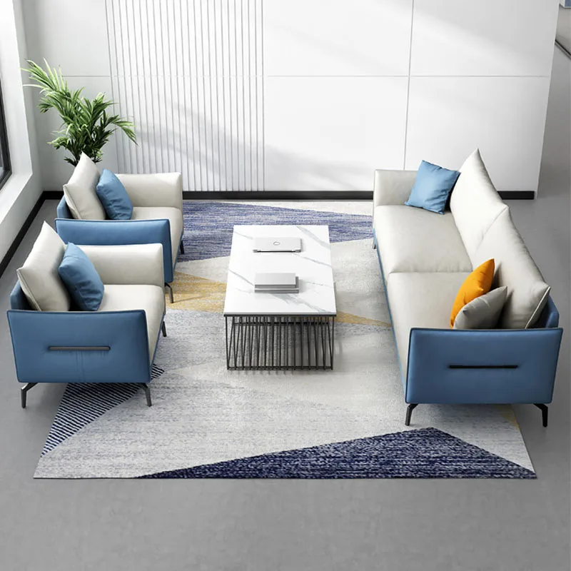 

Soft Puffs Banquet Living Room Sofas Factory Handrail Luxury Floor Nordic Sofas Adults Dining Lounge Canape Salon Home Furniture
