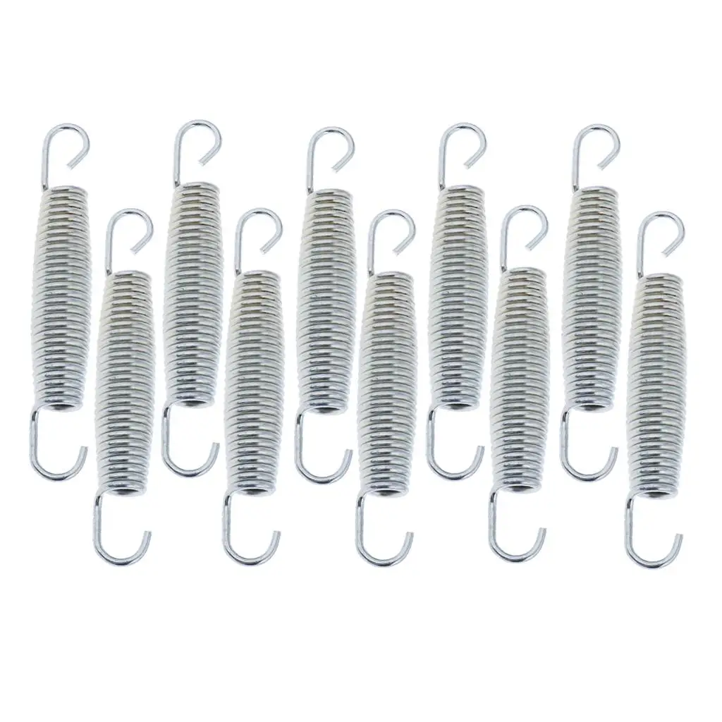 10 Pcs Stainless Steel Chrome-plated High Strength Professional Trampoline Springs Trampolines Hardware Accessories 3.5-6.5'' 10 Pcs Stainless Steel Chrome-plated High Strength Professional Trampoline Springs Trampolines Hardware Accessories 3.5-6.5''