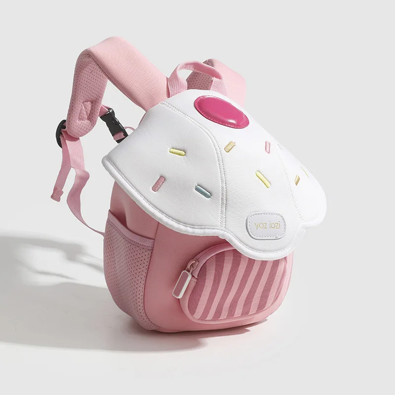 

Миниатюрный милый рюкзак в виде грибов для девочек, детский дорожный ранец для детского сада и школы, маленькая розовая школьная сумка