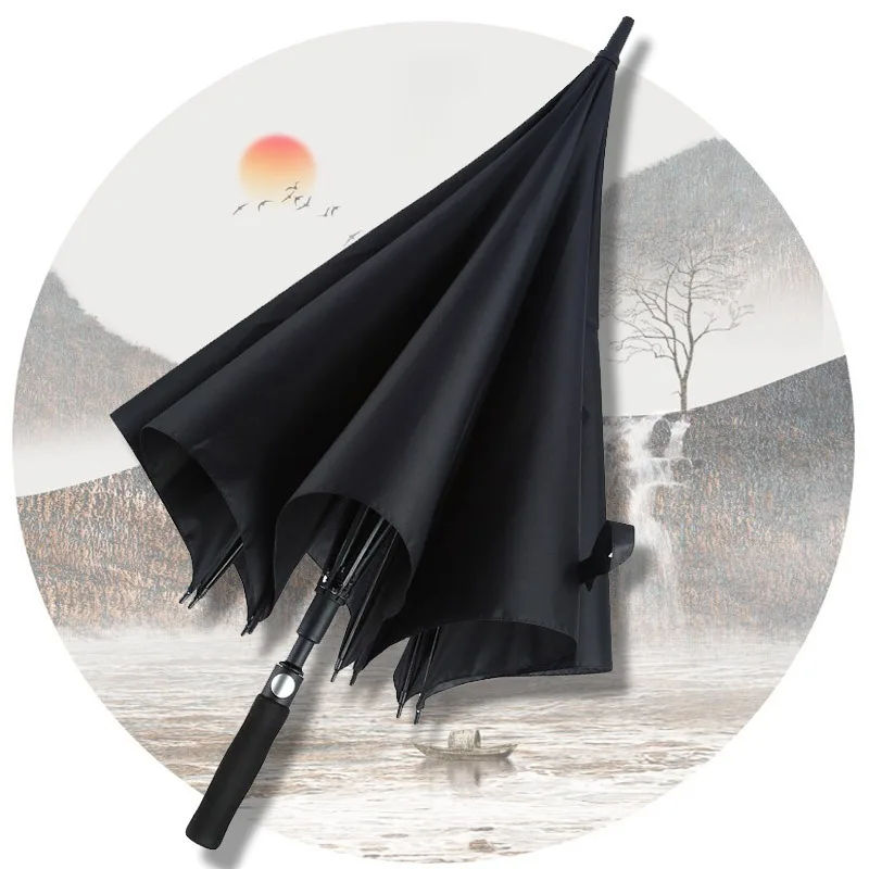 For Bentley Lexus Volvo Lynk and Other Luxury Cars EVA Business Long Handle Straight Umbrella Car Golf Gift Umbrella