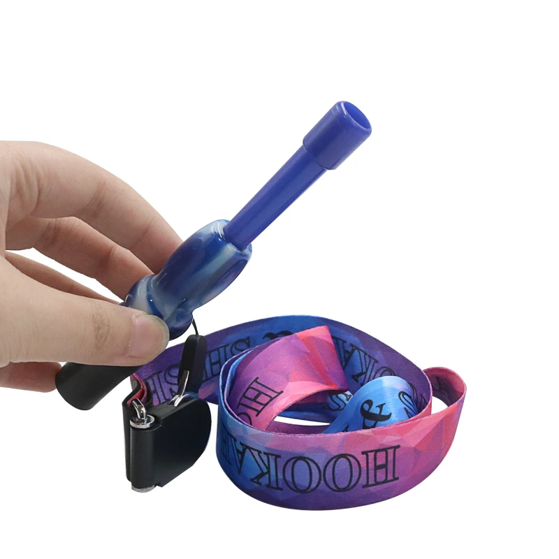 Resin Hookah Mouthpieces For Sheesha Chicha Narguile Shisha Water Pipe Accessories Silicone Hang Rope Strap Mouth Tips 3